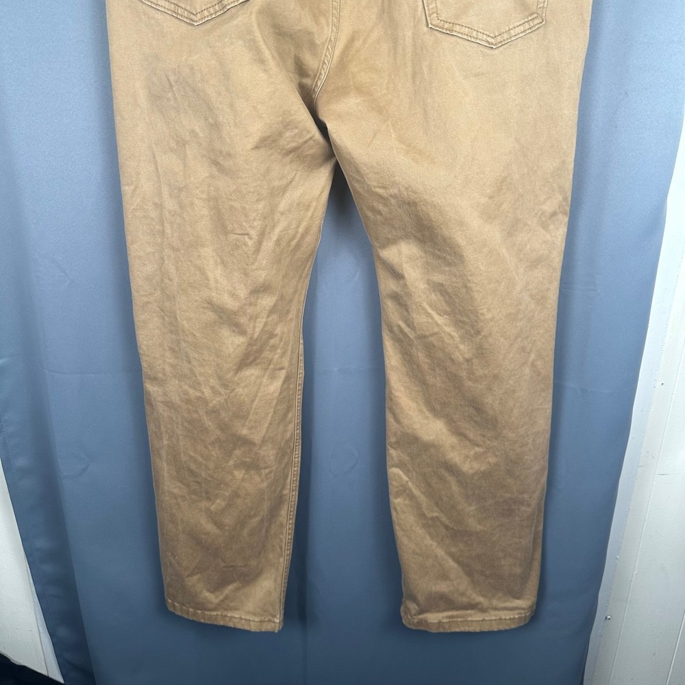 Levis 541 Athletic Taper Pants Mens 40x32 British Khaki Tan Chino Jeans - Picture 7 of 8